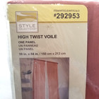 2 Panels Voile Sheer Fabric Elegant Window Curtain Drape 59 x84 