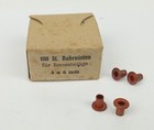 Vintage 1960 s  Germany  Nos Copper Rivets 4 X 6 Mm   Box Of 100