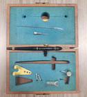 Binks Raven Ii Airbrush Kit 59-224 59-225 Vintage 1985 In Wood Box - Free Ship  