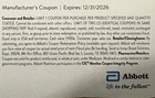 Lot Of 25   3 00 Off  Ensure Coupons On Any Product Expiration Date  12 31 26