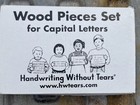 Learning Without Tears Wood Pieces Set Capital Letters K-5 Hwt