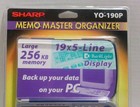 Vintage Sharp Yo-190p Memo Master Organizer   Sealed
