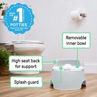 Potty Training Toilet For Toddlers With Removable Bowl And Splash Guard