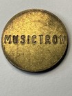 Rare Musictron Jukebox Token Solid Brass Coin Operated Machine Token Coin  ua1