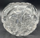 Pair Of Antique Vtg Duncan   Miller Clear Glass Snail Rose Bowl Vase 4  1890 s