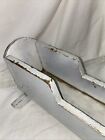 Vintage Primitive Distressed White Wooden Small Baby Doll Rocking Cradle