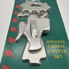 Set Of 4 Vintage Mirro Aluminum Holiday Cookie Cutter Set  New  Made In Usa