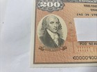  200 United States Savings Bond Series Ee 1988 Madison Uncirculated Uncashed