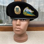 Vintage Soviet Ukrainian Berkut Spetsnaz Mvd Police Militia Beret Cap  60 Size 