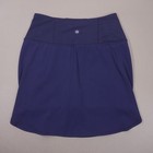 New Athleta Fairway Golf Skort 18  Womens Xs Dress Blue Stretch Nwt