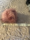 Fluffy Faux Fur Pompom 4 Inch Ball 20pcs Attached Loop  Charm Handbag Keychain  