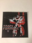 Vintage 1980s Transformers G1 Robot Carnival Mirror Glass Picture Prize 6  X 6 