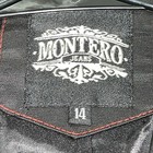 Vintage Montero Boys Blazer Size 14 Black red Cowboy Western