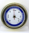Chelsea Maritime Ship s Barometer Gold Brass Finish Nautical Stormy Change Fair