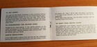 Rolex Vintage Guarante Booklet Blanc 1969 English