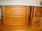 Antique Singer  Sewing Machine  4 Drawers   Racks  Ornate