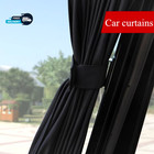 2pcs Universal Car Side Window Curtains     Foldable Uv Protection Sunshade - New