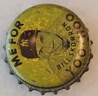 Vintage Yoo-hoo Bill Skowron New York Yankees Cork Lined Bottle Cap Crown