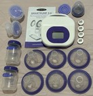 Lansinoh Signature Pro Double Electric Breast Pump - White purple Open Box