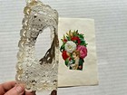 Elaborate Victorian 1800 s Layered Valentine s Day Card W  Paper Lace And Scraps