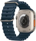 New Genuine Apple Watch Band - Ocean Band  49mm  - Blue - Regular   Open Box