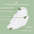 Organyc - 100  Certified Organic Cotton Feminine Pads - 10 Count  pack Of 6 