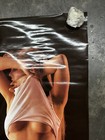 Exposed 1987 Hot Girl Large Door Poster Water Damage  C2623