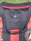 2019 20 Atlanta United Fc Adidas Home Soccer Jersey Men Xl Black Red Stripes Mls