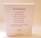 Hallmark Keepsake Ornament Our Visit With Santa Photo Holder  Nib