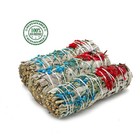 Sage Smudge Sticks 4  Winter Love White Sage Floral 3 Pack Cleansing