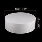 Round Foam Cake Dummy 4 Inch X 12 Inch Circle Dummy Cake Set For Wedding
