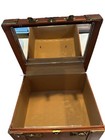 H   M Leather Train Case- Vintage- Euc
