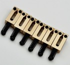 6 Pcs Solid Brass Bridge Saddles For Fender Stratocaster telecaster strat st