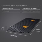Rubber Threshold Ramp 2  Rise Doorway 33069lb Capacity Non-slip For Wheelchair