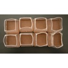 Arthurs Clear Silicone Chair Leg Felt Floor Protectors 8 Pc Extra Large Square