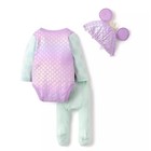 Nwt Disney Store Monster   s Inc Boo Bodysuit Costume Baby Hat Tights  Purple