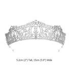 Luxury All Cz Cubic Zirconia Queen Wedding  Princess Tiara Crown For Women