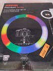 Sunpak - 18  Rainbow Ring Light Kit With Boyo Microphone  Remote vl-ledrgb-18sm 