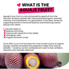 Aguaje Curvy Fruit Powder  Bigger Booty  Fuller Breast   Hips - 3 5 Oz- 1 Month