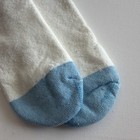 Vtg Socks Mens Sport Tube Acrylic Usa Made Blue Stripe 21    Blue Toe Usa Made