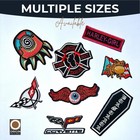 Custom Embroidered Patch Personalized Your Logo Design Iron-on Sew-on Hook   Loo