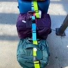 4pack Luggage Straps  Adjustable Add-a-bag Belt For Linking Suitcases  4 Colors
