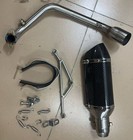 Motorcycle Exhaust Muffler For Gy6 Engine 125cc 150cc Scooter Moped With Baffle