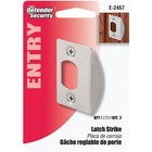 Defender Security Satin Nickel 1-3 4 In  Strike Plate E 2457 Prime-line Defender
