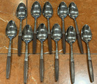 Interpur Canoe Muffin Inr2 Mcm Danish Stainless Spoons   Forks Lot Set 18 Euc