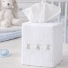 Square Tissue Box Cover  Linen cotton Fabric Tissue Holder  Decorative Cloth    