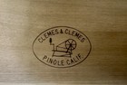 Clemes   Clemes Pinole Calif  Wooden Flat Hand Carders Pair Cotton