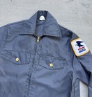 Vintage Us Mail Jacket Small Postal Service Uniform Letter Carrier Nylon 70s