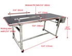 Pvc Flat Belt Conveyor 70 9   Length 23 6   Width Industrial Transport Conveyor