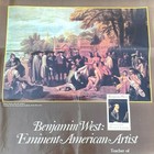 Vintage 1975 Benjamin West Artist Usps Post Office Stamp Advertising Poster Bk0